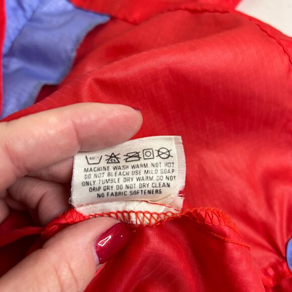 Marmot Women's Windbreaker Rain‎ Coat Shell Packable Red Purple Size Large - Picture 13 of 15